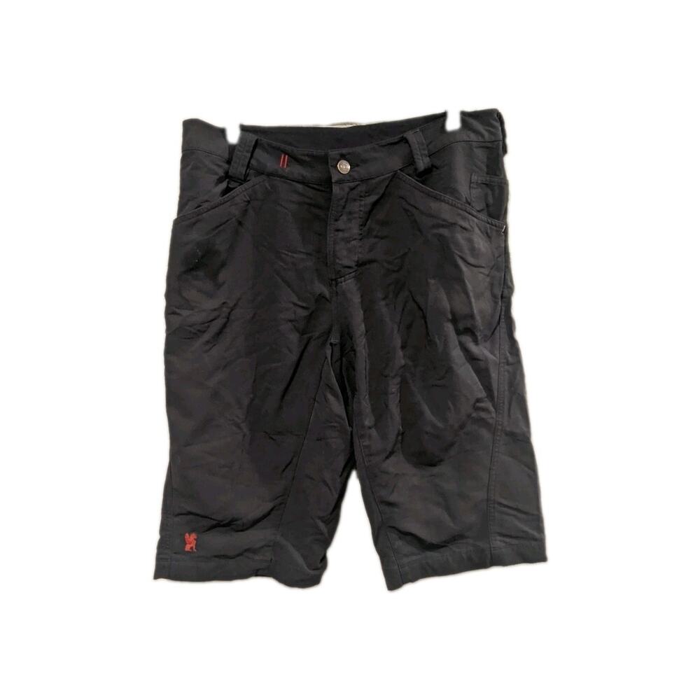 Chrome Industries Union 2.0 Shorts Mens M Black Stretch Cycling City Urban Bike